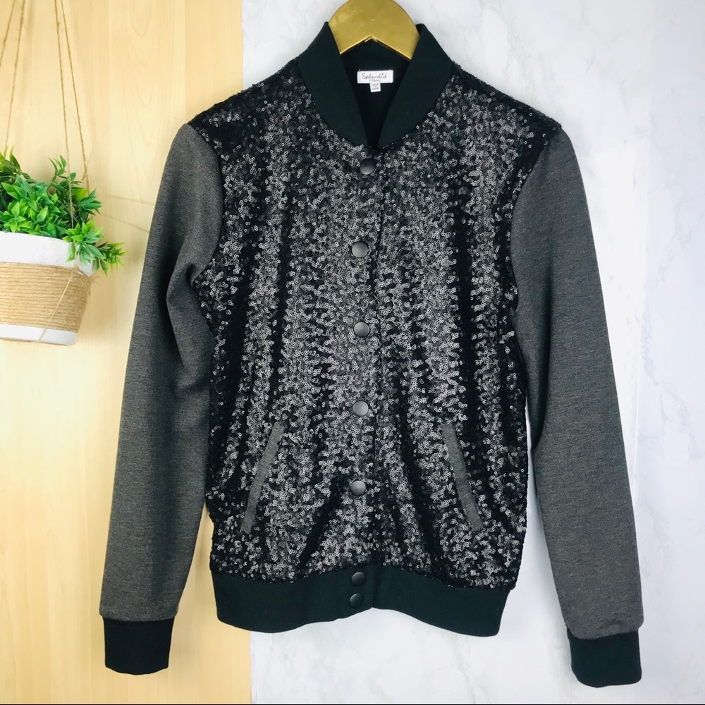 Splendid | Sequin Bomber Jacket - image 8